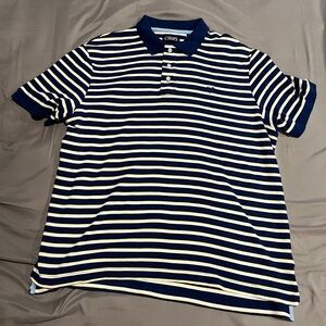 Blue, Yellow & White Chaps XL Polo Shirt